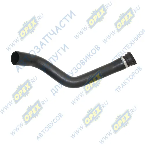 3904.60 Шланг (патрубок) кривой (3 изг.) ф57х67 L=770 (ПВХ. наконеч. внутр. уплотн. винт. хомут) радиатора (нижний) IVECO Stralis (2002-2007) Lema1