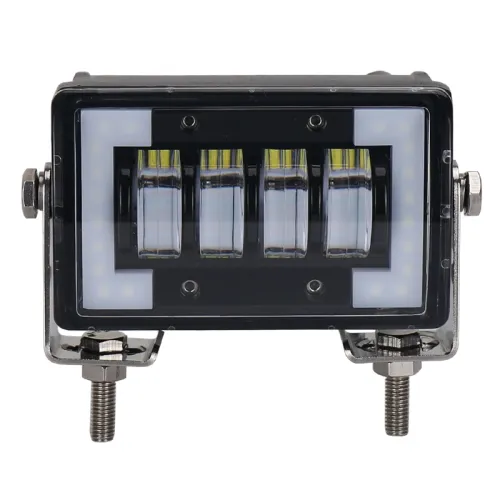 18B24 Фара противотуманная прямоугольная белая 24в 185x110x140 мм; светодиодная c ДХО (к-т 2 штуки ) 24 вт (подходит вместо ТН105-02,ФГ152А) LT1