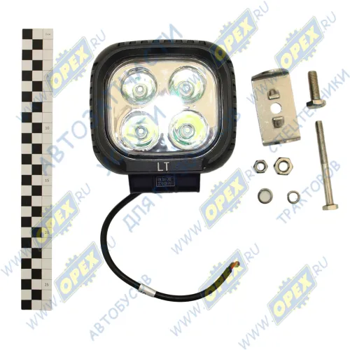 LT-1440SS Фара рабочего света светодиодная КВАДРАТНАЯ; 40 вт дальний 125х114х84мм (SPOT) LT1