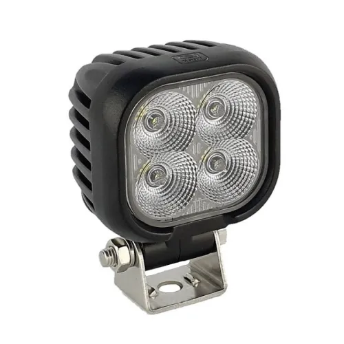 1640SF (EMC) Фара рабочего света светодиодная КВАДРАТНАЯ (серт.EMC) (подключение DEUTCH 2-х контактный (2 Pin)); 40вт квадратная (широкий луч) диоды OSRAM 78x72x57 5000К 5200лм (ближний) LT