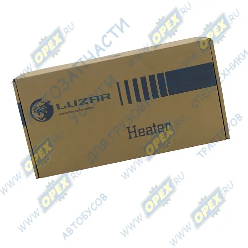 LRh 0337b Радиатор отопителя ГАЗ-3307; 2 выхода; под шланг ф16; н/о алюминий (патрубок L=100) Luzar5