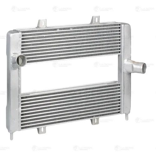 LRIC 0328 Радиатор водяной ГАЗ-3302 дв.Камминз (Cummins) ISF-2.8 (алюминий, Лихославль)крепления сверху и сниз Luzar