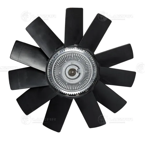 LVC 03028 Вентилятор с вискомуфтой ф410 Газель Бизнес,Некст (дв.Cummins 2.8,Штайер) GAZ 330252.8 Cummins2011 - GAZ 330272.8 Cummins2011 - GAZ A21R22 2.8 Cum Luzar