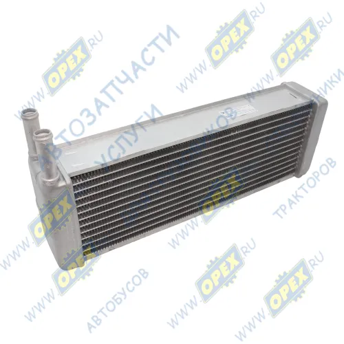 LRh 1235 Радиатор отопителя УРАЛ 375/377/4320/43202 3-х рядн. без краника 395х132х75; 2хd=16 Luzar