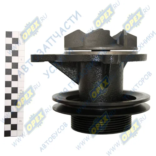 LWP 0762 Насос водяной КАМАЗ-Евро4 со шкивом под A/C; шкив 100/160мм, 8PK Luzar2