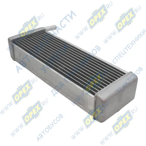 LRh 1235 Радиатор отопителя УРАЛ 375/377/4320/43202 3-х рядн. без краника 395х132х75; 2хd=16 Luzar1