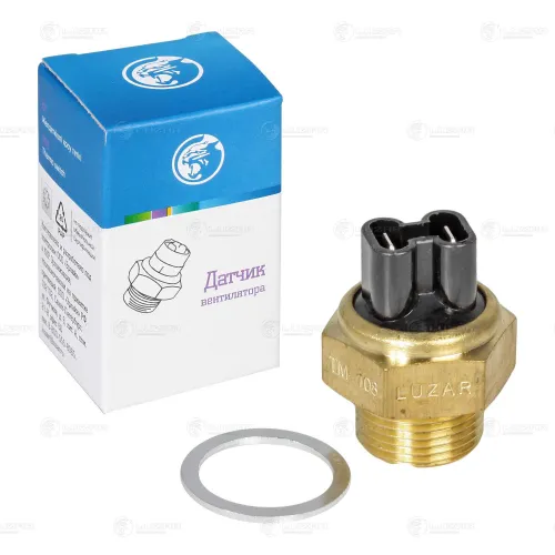 LS 0103 Датчик Т охлажд. жидкости М22х1,5; L=39 К=29; t-87-92; фишка 2 плоские клеммы /гидромуфты Luzar