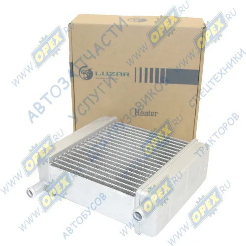 LRh 0681 Радиатор отопителя МТЗ-320 патрубки в одну сторону Luzar