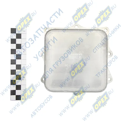 LOc 0324 Теплообменник (охладитель) масляный120х120 h=73; 8отв.крепления ф6 Газель Бизнес,Некст (дв.Cummins ISF 2.8); (аналог 5318533) Luzar2