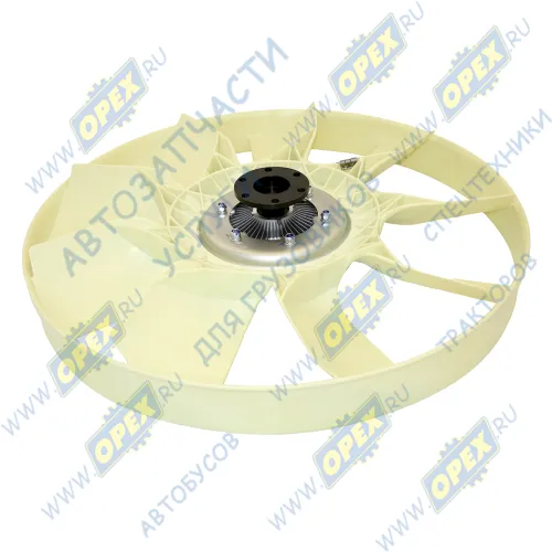 LVC 07704 Вискомуфта вентилятора с крыльчаткой (ф704 мм - 9 лопастей); КамАЗ-65115 дв. 740.62, 740.65 Luzar