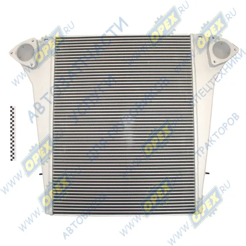 LRIC 0780 Охладитель наддува Е-3; 830х820х75; 2 треуг.фланца 3отв.ф8 КАМАЗ-5460/65225/5362 Luzar