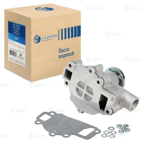 LWP 03217 Насос водяной (помпа) Газель Некст (дв.УМЗ-А274) Евро-4/5 (два штуцера ф20) Luzar
