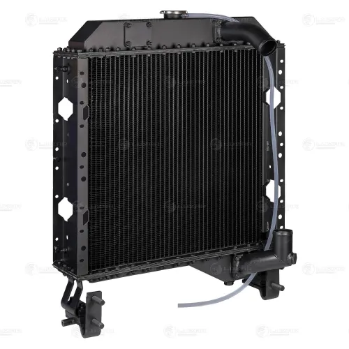 LRc 0655 Радиатор водяной 3-рядн. 2хd=34 без опор и кронштейна/А-41/ ДТ-75; 3-х рядный Luzar