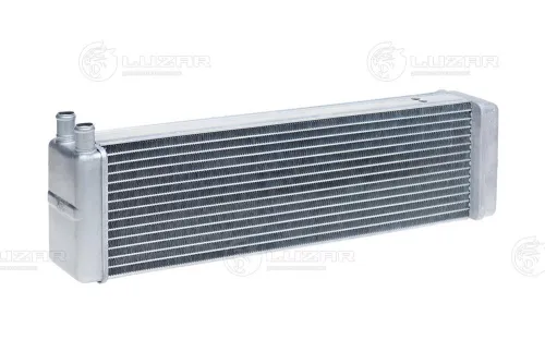 LRh 03470b Радиатор отопителя (УАЗ-3303,33036,33094,33095,2206,3741); алюмин. несборный 2 вых.ф20 L=30 прямые 3741-8101060 Luzar
