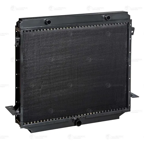 LRc 0640 Радиатор охл. для с/т К-700A "Кировец" (-01) с дв. ЯМЗ-238 (патрубок 54мм); 4-х рядный алюм,ниж.патрубок 54мм, Luzar