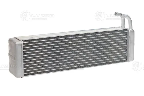 LRh 0369b Радиатор отопителя 2-рядн. 2 вых. ф16 УАЗ 3741/469/3151; D=16 алюм. 3-ряд. Luzar