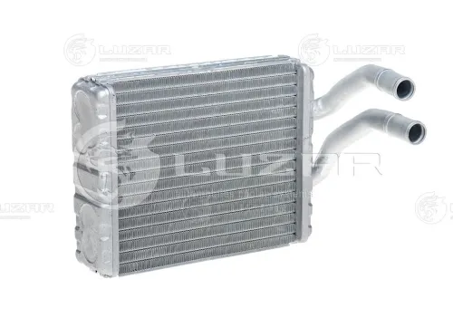 LRh 08B4 Радиатор отопителя 50х195х50; 2 вывода под шланг ф18 (алюмин.) салона Porter Luzar