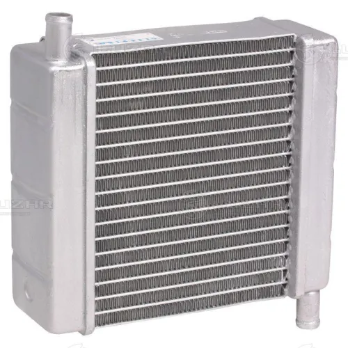 LRh 0680 Радиатор отопителя МТЗ, 3-рядн., без краника, патрубки в разные стороны; (алюминий) Luzar