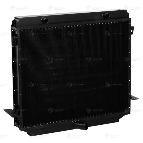 LRc 0641 Радиатор водяной К700 (дв.ЯМЗ-238НБ) патр.70мм с новым водяным насосом; 4-х рядн. патр.70мм,алюм Luzar