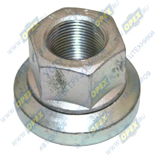 EHN00003S Гайка С/И М22х1,5 h=34 К=33 с упорной шайбой болта колесного (шпильки) HYUNDAI HD170,450,500 Mando