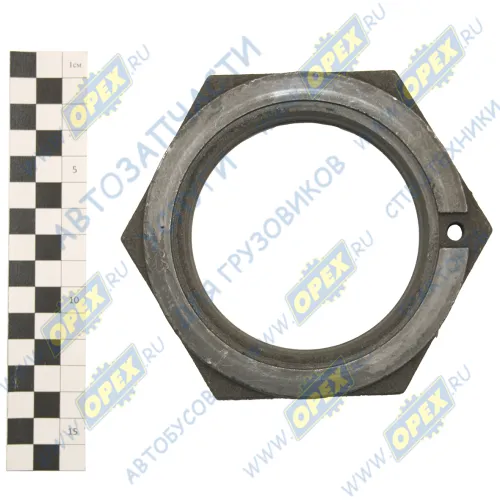 CLN006 Гайка С/И M88х2 h=25 К=120 с прорезью 1отв. М8х1,25 ступицы правая SMB (1970-2020) Mansons1