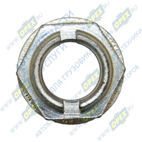 600.182 Гайка С/И М24х2 h=25 К=36 фланцевая с проточкой под шплинт SAF Mansons1