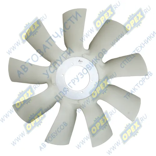 130-12-073 Крыльчатка вентилятора ф715 9 лопастей Камаз Евро 4 с дв. 740.72-360, 740.73-400, 740.74-420 MegaPower1