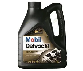 152656 Масло моторное синтетика SAE 5W40 (грузовые) (4л); Delvac 1 CI-4 Plus Mobil