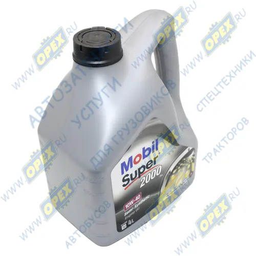 150548 Масло моторное SAE 10W40 п/синт. (легковые) (4л); Super 2000 X1 (арт.152568) Mobil