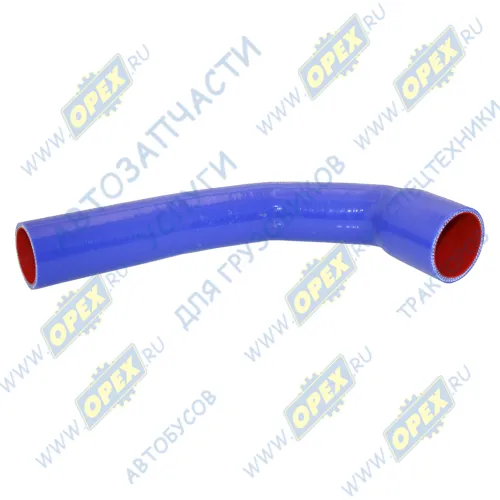 5440B9-1303025-003 Шланг (патрубок) кривой (3 изг.) ф50х60/ф60х70 L=500 радиатора нижний ЯМЗ-651, В9, С9, 653, 652 (Н-136-46-015) Motorist