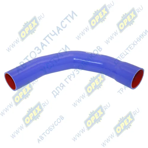 5440В9-1303010-003 Шланг (патрубок) кривой (3 изг.) ф55х65/ф62х72 L=530 радиатора верхний ЯМЗ-651, В9, С9, 653, 652 (Н-136-45-015) Motorist