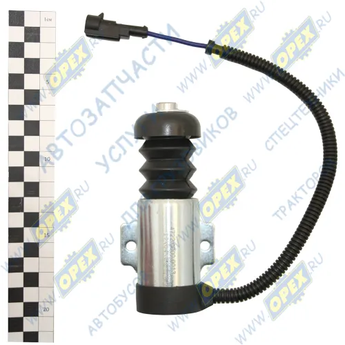 37098342 Электромагнит останова двигателя МТЗ-320; 12в (4722 0000 0013) (ф41  L=135 евро разьем) Motorpal1