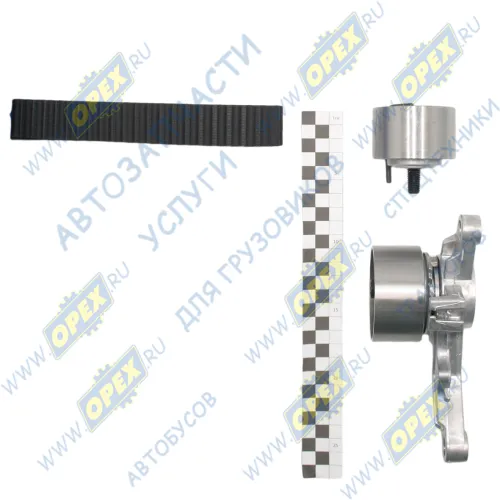 MV-84102B Комплект натяжения ГРМ Волга,Газель (дв.Крайслер) натяжитель,ролик,ремень MV-Parts3