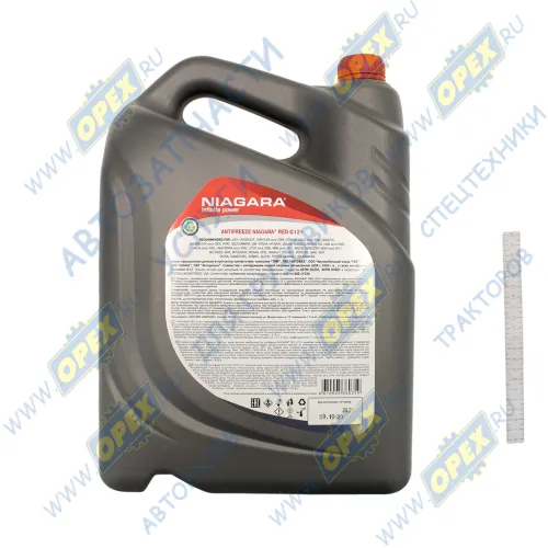 1001001012 Антифриз красный -40С (10кг) G12+; карбоксилатный NIAGARA2