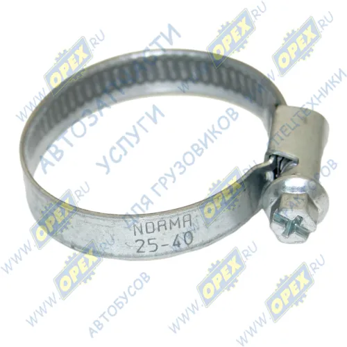 1263565032 Хомут червячный ф25-40 мм Norma