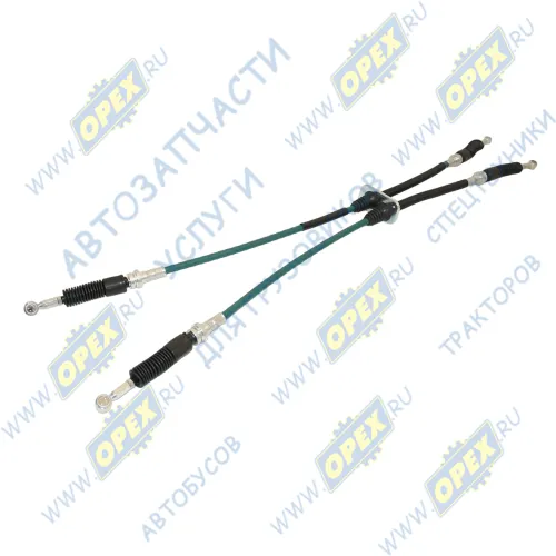 PR.C41RB3.1703016 Трос (комплект) КПП ГАЗон Некст (10т) переключения передач (под рычаг на панели приборов) PRAVT
