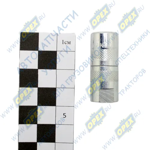 12631 Насадка смазочная для плунжерного шприца (наконечник) М10х1; 4х лепестковый PRESSOL