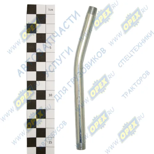 12635 Трубка (сталь) С/И для шприца 10х1а 150мм; изогнутая PRESSOL