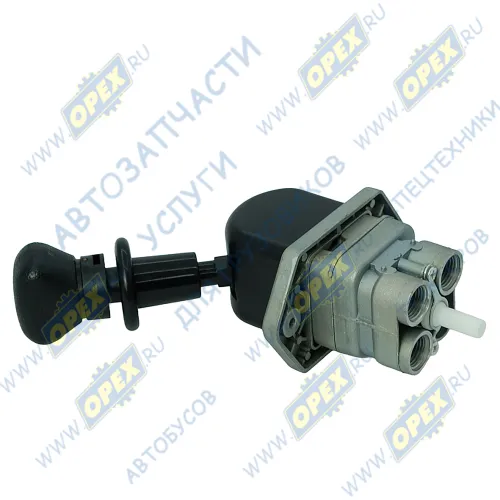 0610-231000 Кран тормозной MAN,МАЗ,КамАЗ обратного действия с ручным управлением DAF LCV (1970-2020), MAN LCV (1970-2020); 81523156113, вертикальный R-TRUCK