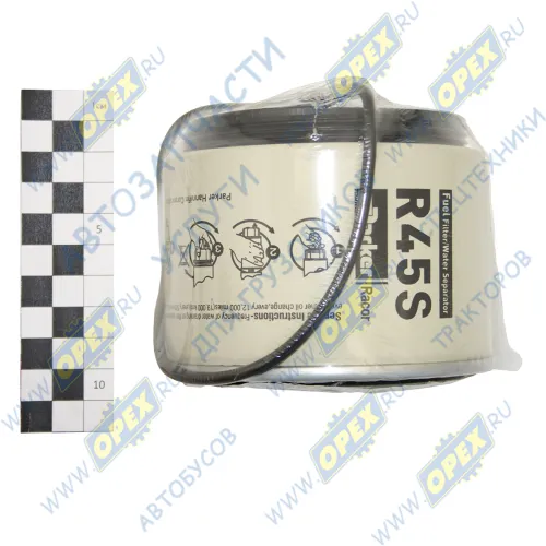 R45S Фильтр топливный A=108 G=1-14 UNS-2B H=88.5 сепаратора навинч.Racor серии 445R/645R VOLVO B12 (1992-2020); 2 мкм Racor2