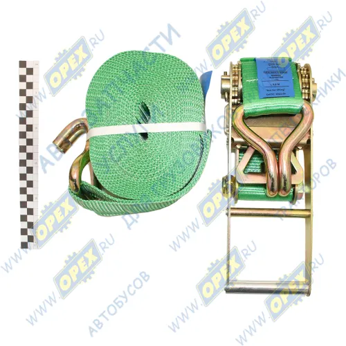 SG10.10 Ремень (стяжка) крепления груза 10м до 10тонн; 9,5м (2х75мм) Профи RedMark2