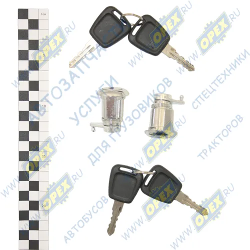 RGA21R23-6105411 Выключатель замка (личинка) двери Газель Некст,ГАЗон Некст с ключом; (комплект 2шт) Riginal1