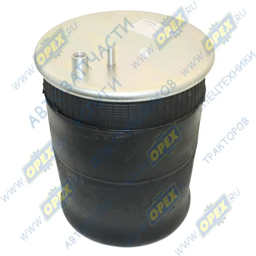 180-2934002-43 Пневмоподушка со стаканом; (1 шп.+возд. / 1 отв.); отбойник сверху Rostar