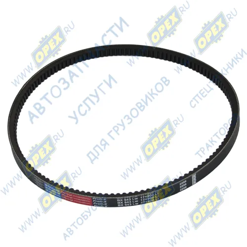 BX 943Lw Ремень клиновой 14х10х937 компрессора,КРАЗ,все МАЗ ЕВРО-3; зубчатый (17x900 LI) Rubena