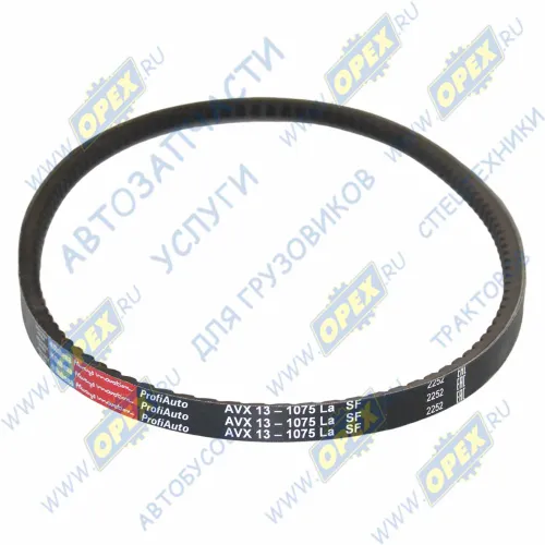 AVX13 1075SF Ремень клиновой 11х10х1045 FIAT // FORD // JAGUAR // KASSBOHRER // LAND ROVER // MAN // MAZDA // MB // NISSAN // PORSCHE // RENAULT // ROVE; 13х10х1045 вентиляторный ГАЗ-53,БелАЗ,КраЗ,все МАЗ Евро-3 зубчатый Rubena