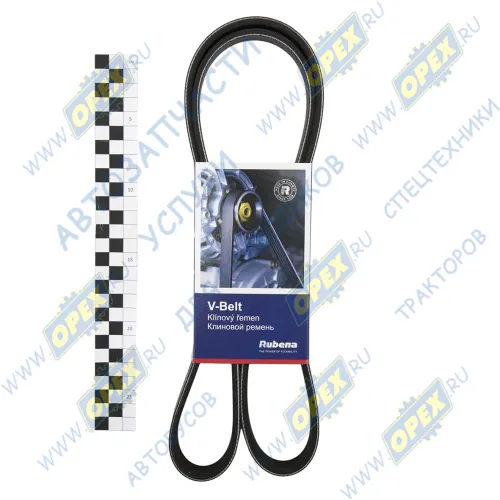 6РК-1413 Ремень поликлиновой 6РК1413 (дв.ЗМЗ-405 Евро-3 с ГУР, дв.ЯМЗ-5344 с кондиц.) CHRYSLER / DODGE / FIAT / FORD / MB / OPEL / RENAULT / ROVER / SAAB; кондиционера ЯМЗ 534/536 (ЕВРО-4),генератора ГАЗ(дв.405) (ЕВРО-3) Rubena1