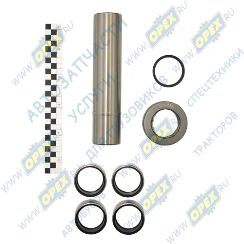 SK-3650012-01 РМК шкворня (палец с проточками) сторона рычага поперечной рулевой тяги / Atego/Actros/Axor MB Actros MP2/MP3 (2002-2020) MB Actros MP2/MP3 (2002-2020; + S&K1