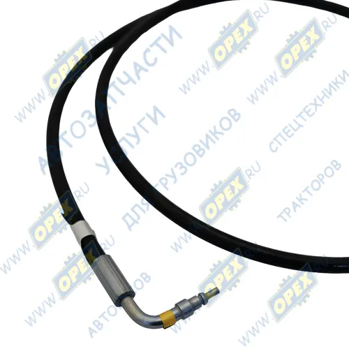 031.128 Шланг С/И 1/8" L=1270 без након./без након. (в компл-те гайки М12х1,5 К=12 штуцера М12х1 К=11) фитинги 90гр подъема кабины VOLVO FH/FM 2005- VOLVO FH Sampa1