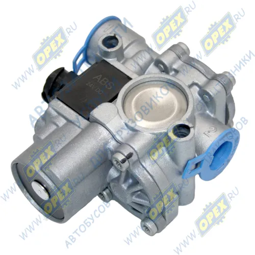 096.446 Кран модулятор ABS тягача, байонет (DIN)72585, DAF LCV (1970-2020), IVECO LCV (1970-2020), VOLVO FH12 (1993-2020) MAN Bus (1970-2020), MB Accelo (2003; 0044296544, 4721950580 ,4721950020 ,4721950560 ,4721950160 K038438N50 Sampa