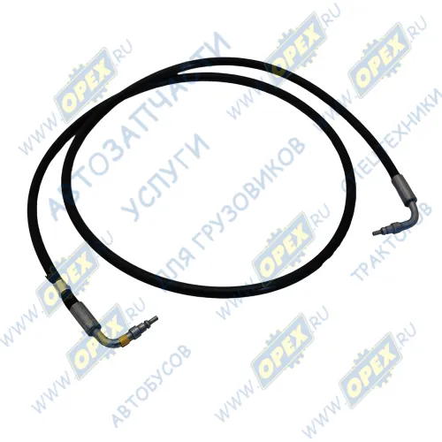 031.128 Шланг С/И 1/8" L=1270 без након./без након. (в компл-те гайки М12х1,5 К=12 штуцера М12х1 К=11) фитинги 90гр подъема кабины VOLVO FH/FM 2005- VOLVO FH Sampa2